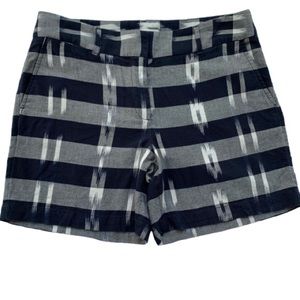 LOFT Riviera Shorts in Navy and Grey Size 6